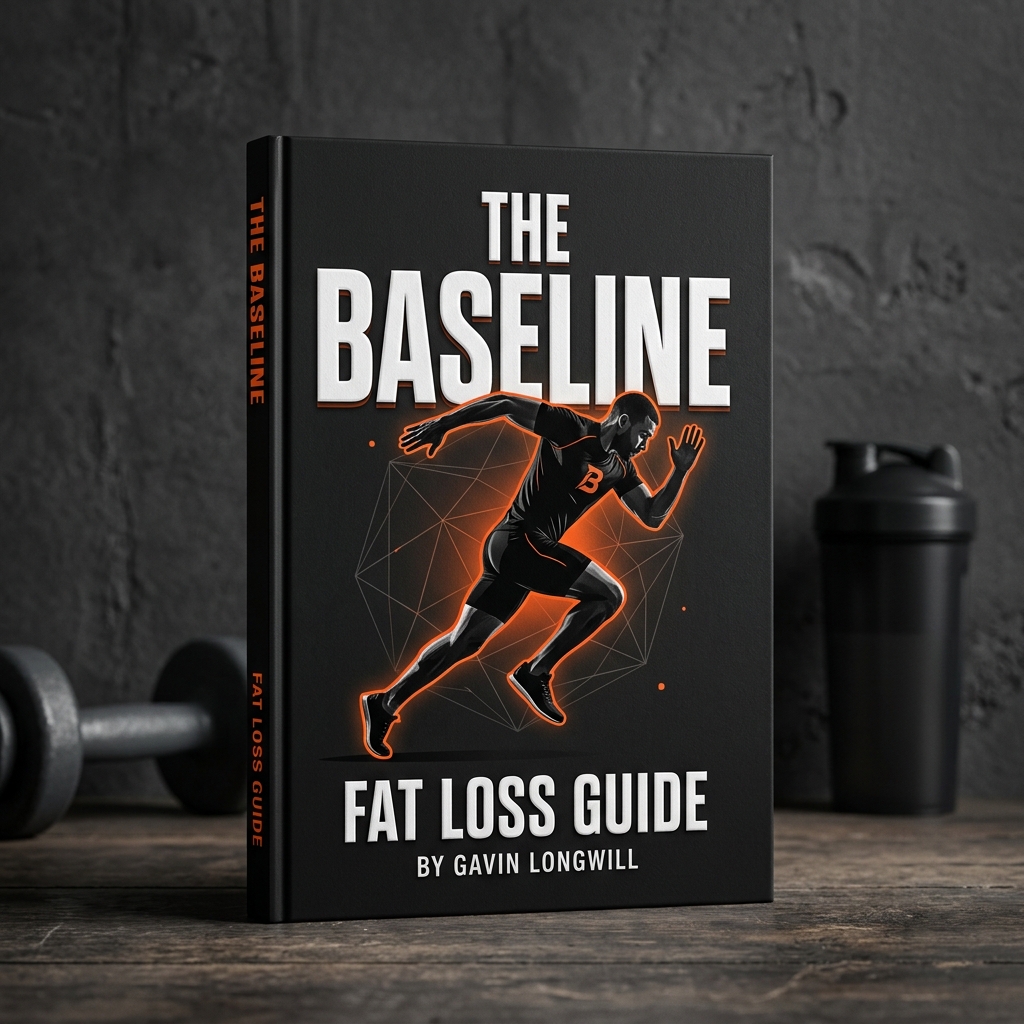 Free guide mockup for Gavin Longwill's fat loss guide